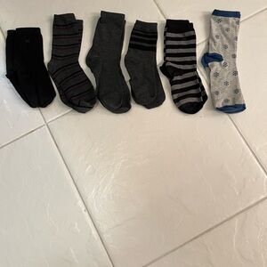 Calvin Klein Womans Assorted Socks - Black, Gray, Blue